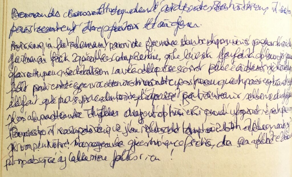 ecriture illisible ecrire ses pensées envahissantes pour se libérer émotionnellement