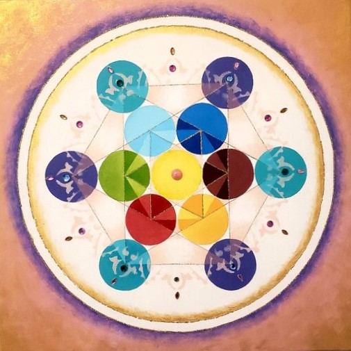 toile cube de métatron