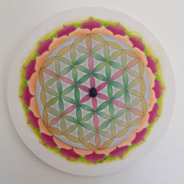 fleur de vie peinture énergetique soin reiki peugniez rayonnement de son être interieur (Moyen)
