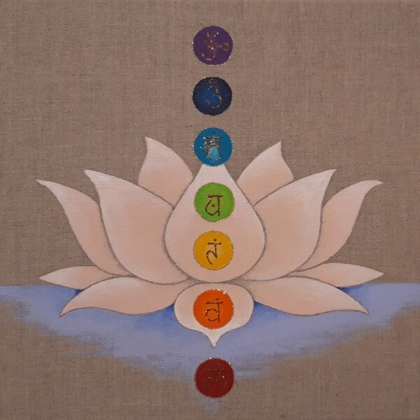fleur lotus equilibre chakras peugniez peintre énergéticienne therapeute (Moyen)